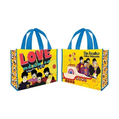 Beatles Grand sac réutilisable / Yellow submarine, All you need is Love